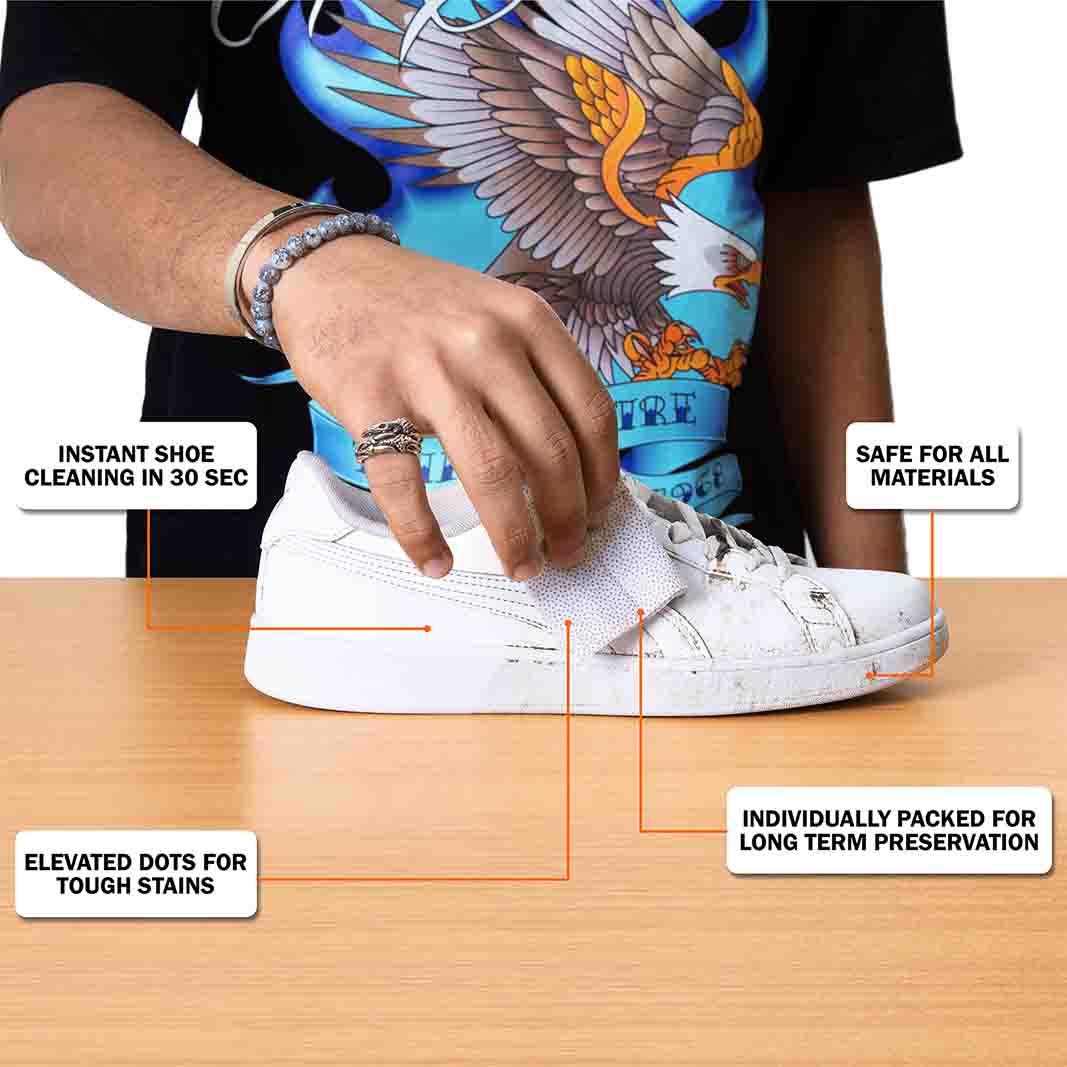 CleanKicks™ Shoe Cleaning Wet Wipes (80 Wipes Per Pack)