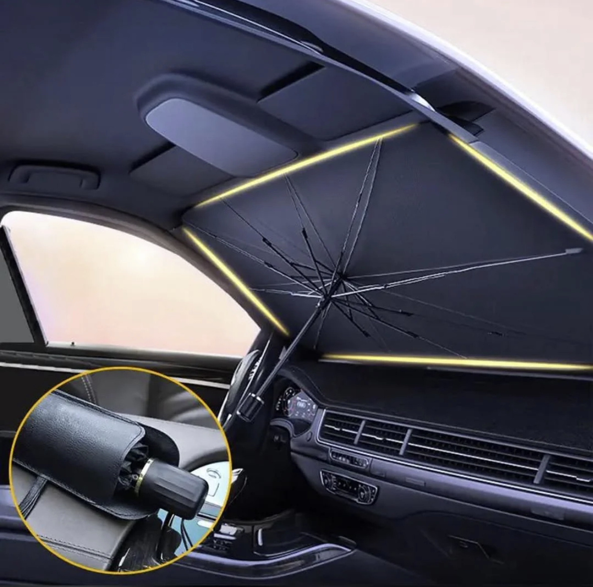 SunGuard™ Car Windshield Sun Shade Umbrella