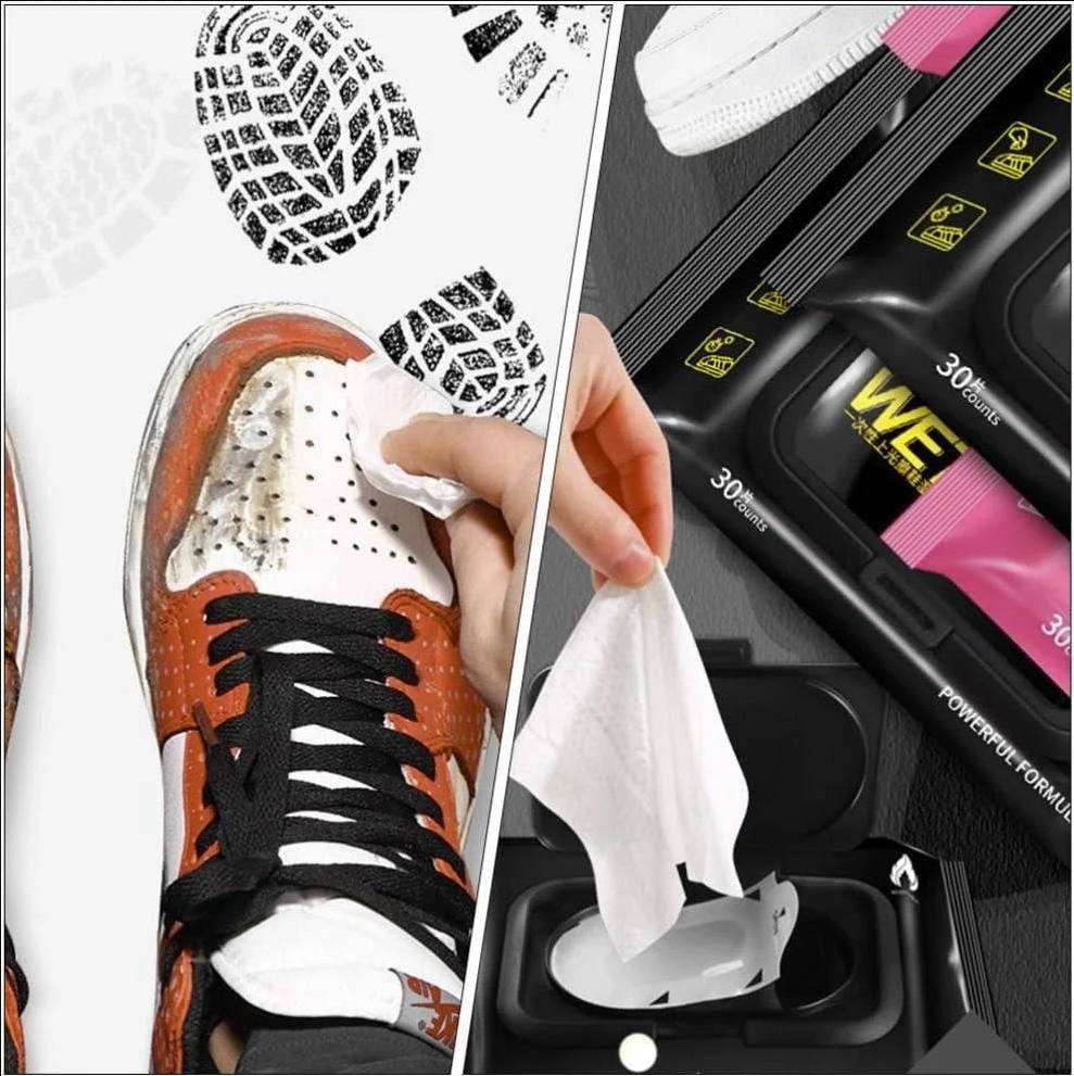 CleanKicks™ Shoe Cleaning Wet Wipes (80 Wipes Per Pack)