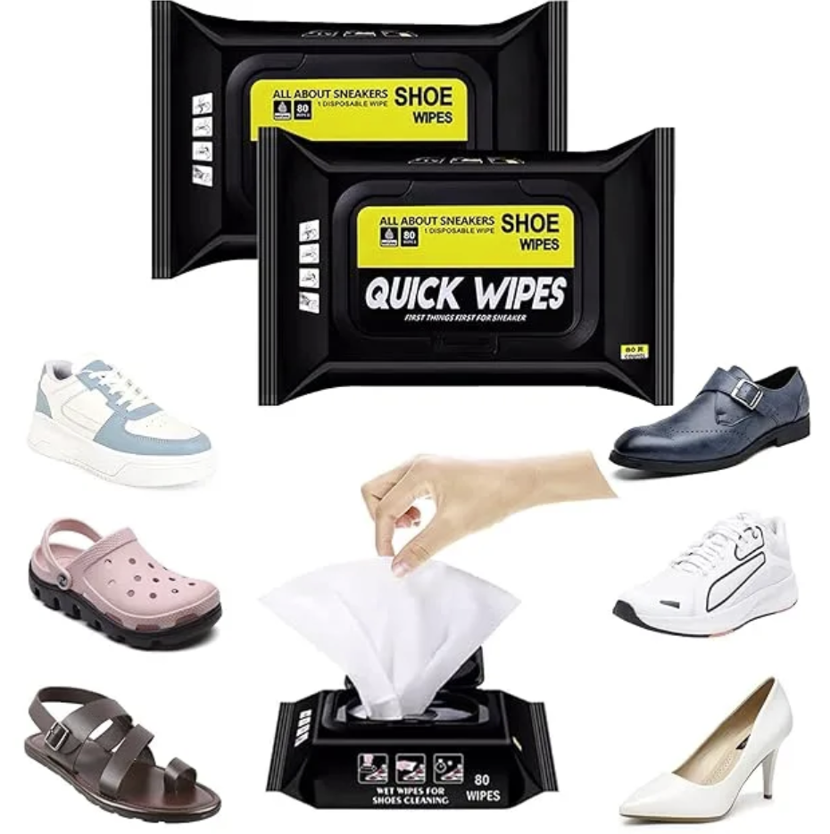 CleanKicks™ Shoe Cleaning Wet Wipes (80 Wipes Per Pack)