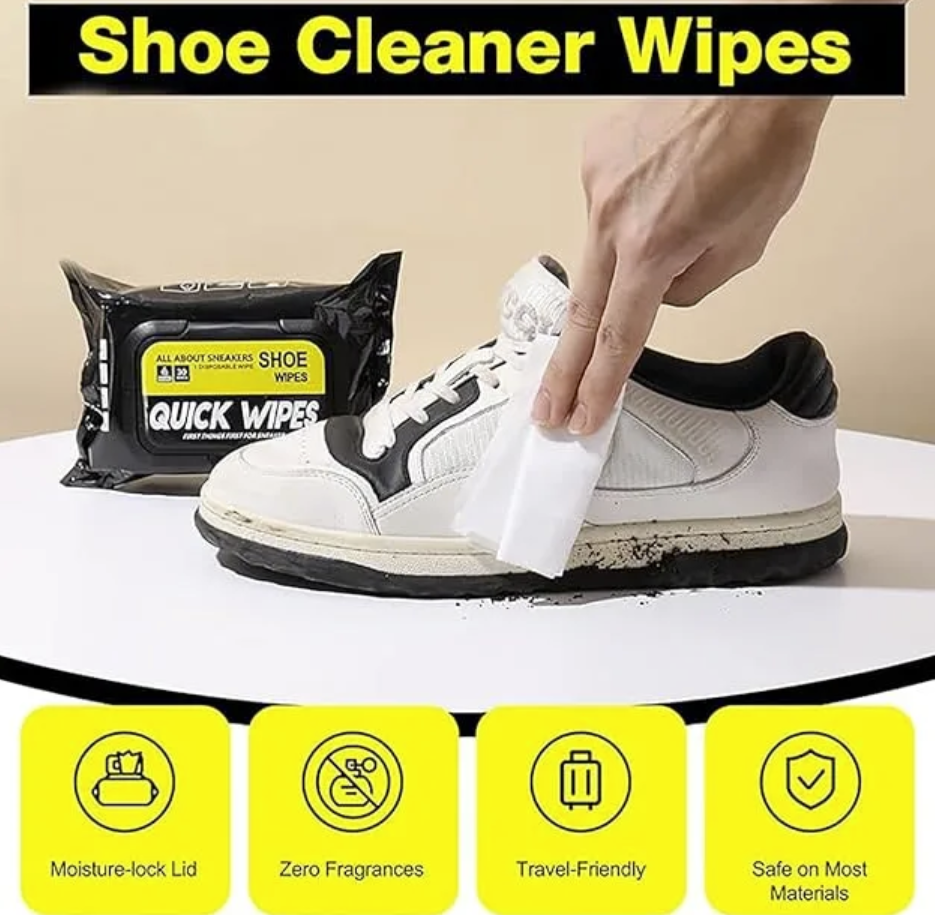 CleanKicks™ Shoe Cleaning Wet Wipes (80 Wipes Per Pack)